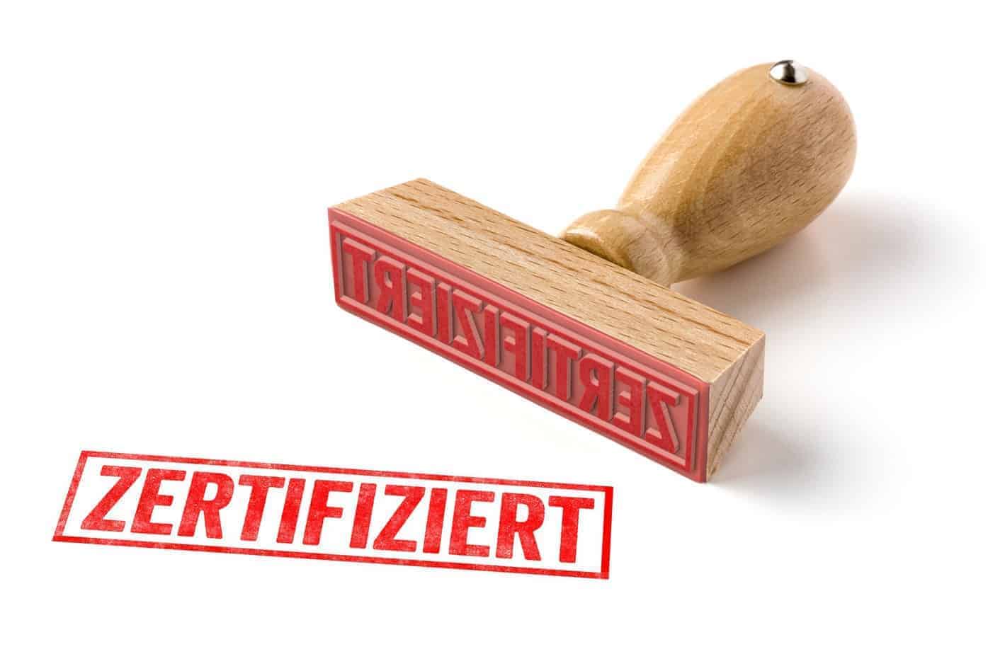 Zertifiziert