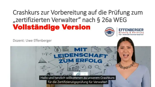 Crashkurs Zertifizierter Verwalter